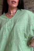 Rustic Nature Linen Blend Pocket Tee Washed Lawn